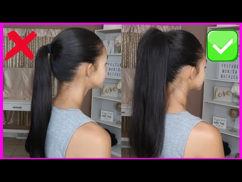 NEW HIGH PONYTAIL HAIRSTYLE FOR SCHOOL, COLLEGE, WORK, PROM | LONG PONYTAIL | TRENDING HAIRSTYLES