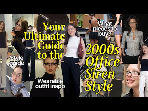 YOUR ULTIMATE GUIDE TO THE 2000s OFFICE SIREN STYLE (aesthetic wearable outfit ideas)| Alyssa Lyanne