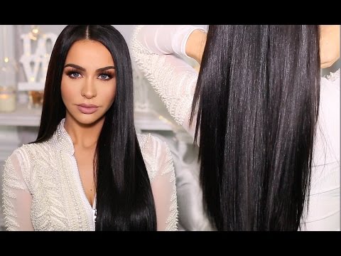 HOW TO: SLEEK &amp; SHINY STRAIGHT HAIR | Carli Bybel