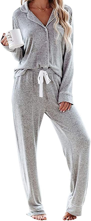 Amazon Gray Pajamas Set