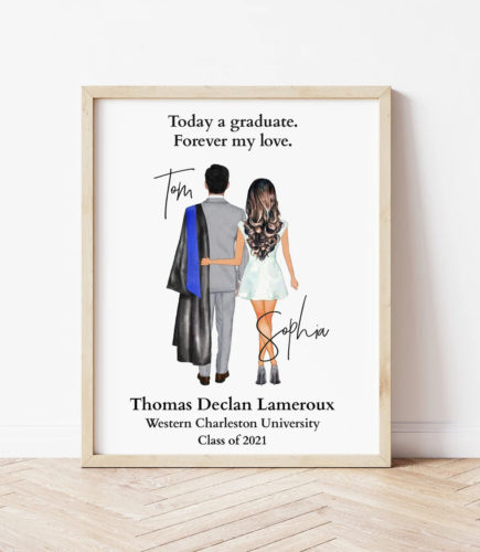 Etsy Grad Print for Boyfriend