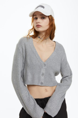 H&M Cropped Cardigan