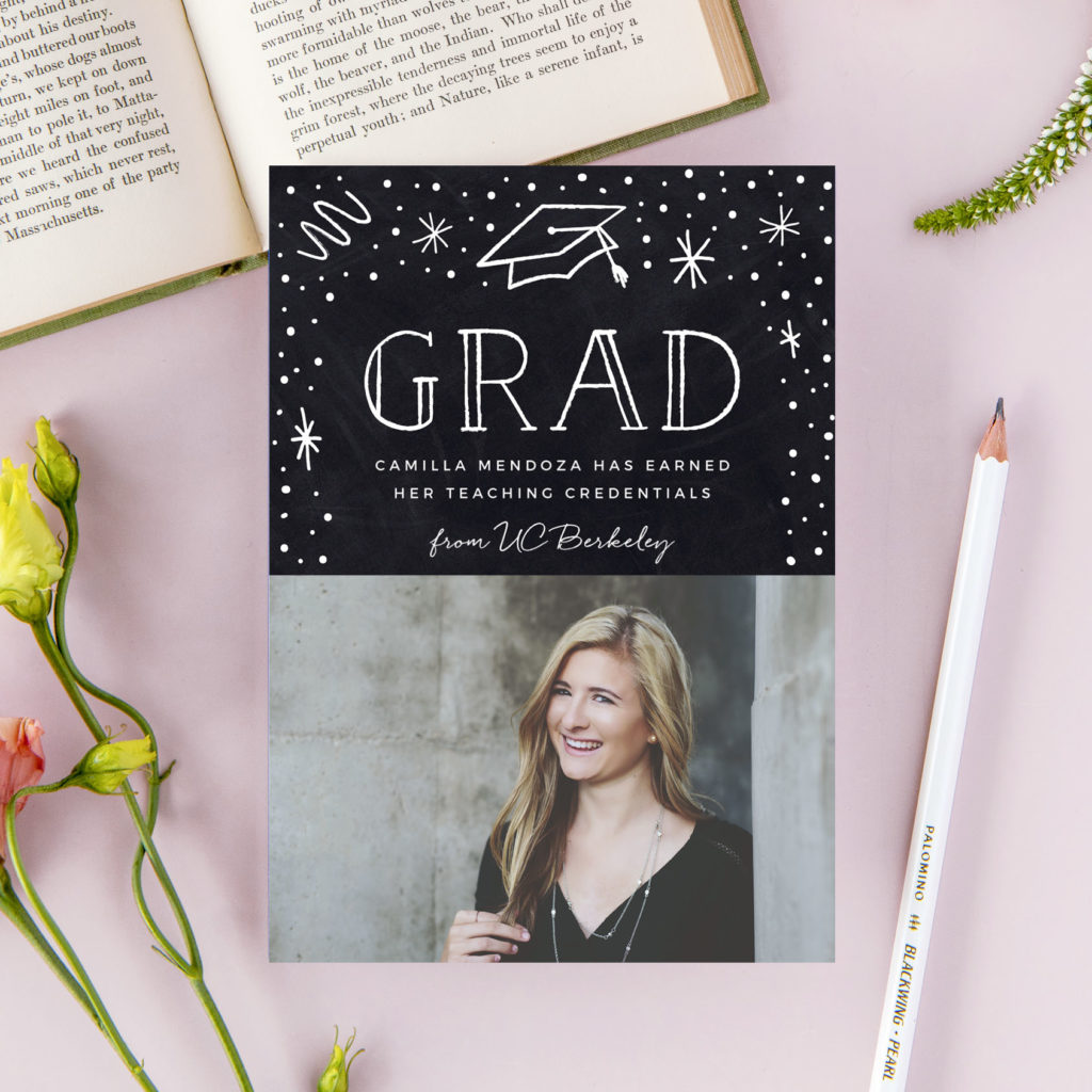 Graduation announcements 2021: Photo of a cute Graduation announcement 