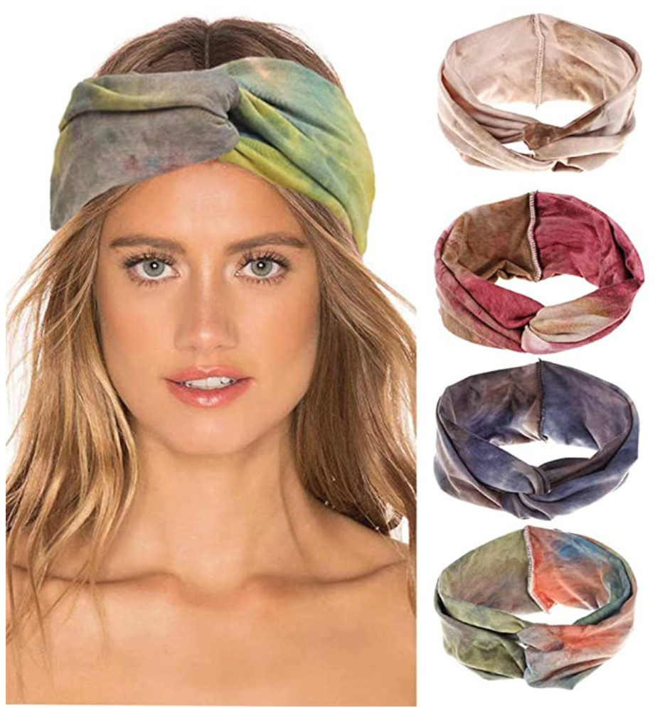 Tie dye hippie headwrap