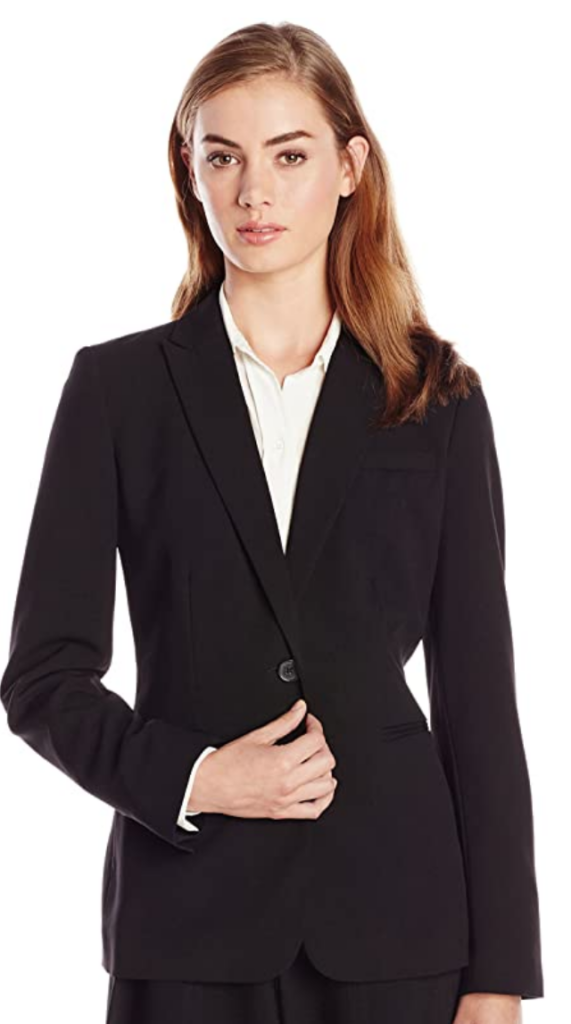 Black calvin klein blazer - classic outfits