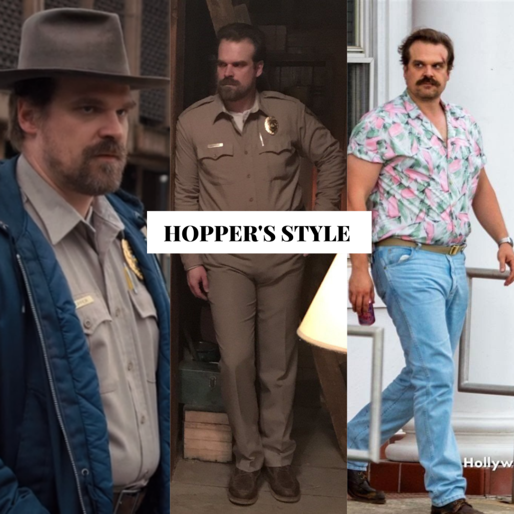 Hopper's style from Stranger Things