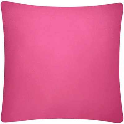 hot pink square pillow